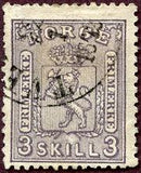 Norway 1867-1868 Skilling value twice-Stamps-Norway-Mint-StampPhenom