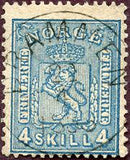 Norway 1867-1868 Skilling value twice-Stamps-Norway-Mint-StampPhenom