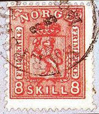 Norway 1867-1868 Skilling value twice-Stamps-Norway-Mint-StampPhenom