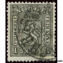 Norway 1867-1868 Skilling value twice-Stamps-Norway-Mint-StampPhenom