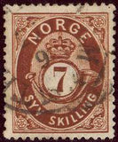 Norway 1871-1875 First posthorns-Stamps-Norway-Mint-StampPhenom