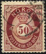 Norway 1877 Definitives - Values in Øre-Stamps-Norway-Mint-StampPhenom