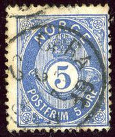 Norway 1877 Definitives - Values in Øre-Stamps-Norway-Mint-StampPhenom