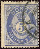 Norway 1877 Definitives - Values in Øre-Stamps-Norway-Mint-StampPhenom