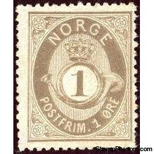 Norway 1877 Definitives - Values in Øre-Stamps-Norway-Mint-StampPhenom
