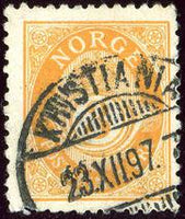 Norway 1888 First surcharge-Stamps-Norway-Mint-StampPhenom