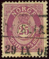 Norway 1888 First surcharge-Stamps-Norway-Mint-StampPhenom