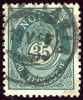 Norway 1888 First surcharge-Stamps-Norway-Mint-StampPhenom