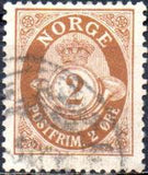 Norway 1893 - 1898 Definitives - Letters with serifs-Stamps-Norway-Mint-StampPhenom