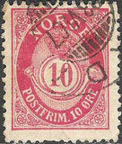 Norway 1893 - 1898 Definitives - Letters with serifs-Stamps-Norway-Mint-StampPhenom