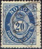 Norway 1893 - 1898 Definitives - Letters with serifs-Stamps-Norway-Mint-StampPhenom