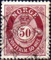 Norway 1893 - 1898 Definitives - Letters with serifs-Stamps-Norway-Mint-StampPhenom