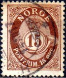 Norway 1893 - 1898 Definitives - Letters with serifs-Stamps-Norway-Mint-StampPhenom