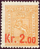 Norway 1905 Coat of Arms Surcharged-Stamps-Norway-Mint-StampPhenom