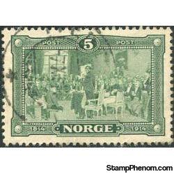 Norway 1910-1918 King solid background-Stamps-Norway-Mint-StampPhenom