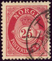 Norway 1920-1929 Posthorns in new colours-Stamps-Norway-Mint-StampPhenom