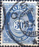 Norway 1920-1929 Posthorns in new colours-Stamps-Norway-Mint-StampPhenom