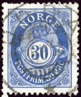 Norway 1920-1929 Posthorns in new colours-Stamps-Norway-Mint-StampPhenom