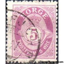 Norway 1920-1929 Posthorns in new colours-Stamps-Norway-Mint-StampPhenom