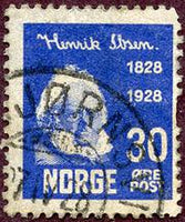 Norway 1928 Ibsen Centenary-Stamps-Norway-Mint-StampPhenom