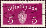 Norway 1933-1934 Official Stamps-Stamps-Norway-Mint-StampPhenom