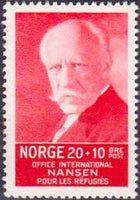 Norway 1935 Fridtjof Nansen-Stamps-Norway-Mint-StampPhenom