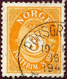 Norway 1937 Posthorns redrawn type-Stamps-Norway-Mint-StampPhenom