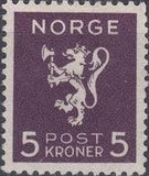 Norway 1940-1941 Lion emblem -no wmrk-Stamps-Norway-Mint-StampPhenom