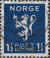 Norway 1940-1941 Lion emblem -no wmrk-Stamps-Norway-Mint-StampPhenom