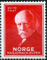 Norway 1940 Fridtjof Nansen (issue 2)-Stamps-Norway-Mint-StampPhenom