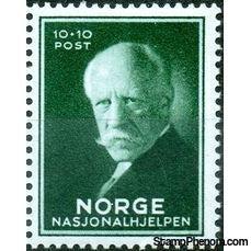 Norway 1940 Fridtjof Nansen (issue 2)-Stamps-Norway-Mint-StampPhenom