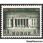 Norway 1941 Centenary of Oslo University Building-Stamps-Norway-Mint-StampPhenom