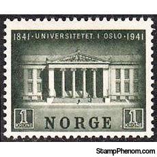 Norway 1941 Centenary of Oslo University Building-Stamps-Norway-Mint-StampPhenom