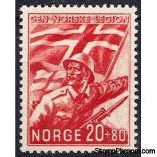 Norway 1941 Norwegian Legion Support Fund-Stamps-Norway-Mint-StampPhenom