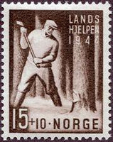 Norway 1944 People at Work-Stamps-Norway-Mint-StampPhenom