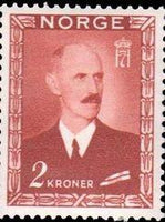 Norway 1946 King Haakon VII-Stamps-Norway-Mint-StampPhenom