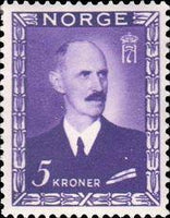 Norway 1946 King Haakon VII-Stamps-Norway-Mint-StampPhenom