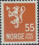 Norway 1946 Lion with axe-Stamps-Norway-Mint-StampPhenom