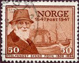 Norway 1947 300th Anniversary of the Post Office-Stamps-Norway-Mint-StampPhenom