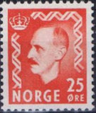 Norway 1950 - 1951 Definitives - King Haakon VII-Stamps-Norway-Used-StampPhenom