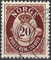 Norway 1950 - 1951 Definitives - Posthorn-Stamps-Norway-Mint-StampPhenom