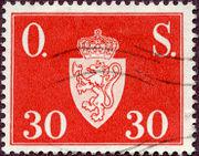 Norway 1951-1952 Official Stamps-Stamps-Norway-Mint-StampPhenom
