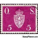 Norway 1951-1952 Official Stamps-Stamps-Norway-Mint-StampPhenom