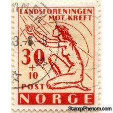 Norway 1953 Cancer-Stamps-Norway-Mint-StampPhenom
