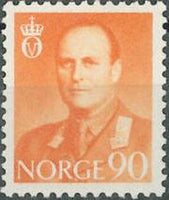 Norway 1958 Definitives - King Olav V-Stamps-Norway-Mint-StampPhenom