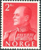 Norway 1958 Definitives - King Olav V-Stamps-Norway-Mint-StampPhenom