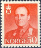 Norway 1958 Definitives - King Olav V-Stamps-Norway-Mint-StampPhenom