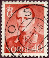 Norway 1958 Definitives - King Olav V-Stamps-Norway-Mint-StampPhenom