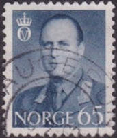 Norway 1958 Definitives - King Olav V-Stamps-Norway-Mint-StampPhenom