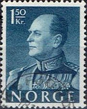 Norway 1958 Definitives - King Olav V-Stamps-Norway-Mint-StampPhenom